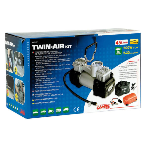 Compresor auto Lampa Twin Air 72157 100PSI 12V #2