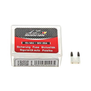 Set 10 sigurante cu lame mini 25A 32V AZ Meisterteile alb AZMT 49 091 1028