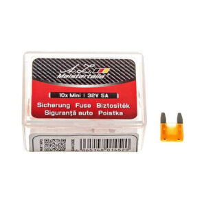 Set 10 sigurante cu lame mini 5A 32V AZ Meisterteile portocalii AZMT 49 091 1023