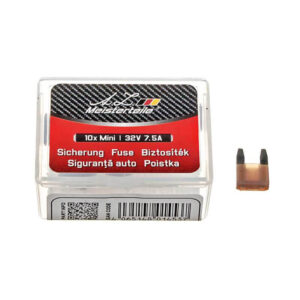 Set 10 sigurante cu lame mini 7.5A 32V AZ Meisterteile maro AZMT 49 091 1024