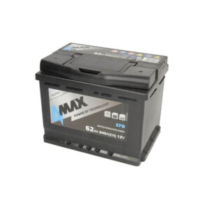 Baterie auto 4MAX 12V 62Ah 640A START&STOP EFB (R+ standard)