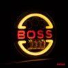 Lampa Suplimentara LED pentru Vehicule Off-Road, ATV, SSV, cu inscriptie “BOSS” si functii: Faza Lunga, Faza Scurta, Semnalizare, Pozitie, tensiune alimentare 9 – 36V, diametru Ø170 mm