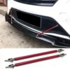 2019 New 1 Pair Universal Adjustable Front Bumper Lip Splitter Strut Tie Bar Support Rod Racing.jpg