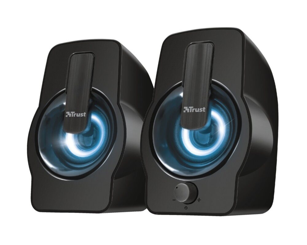 BOXE TRUST 2.0, 2 x 6 W, cu fir, alimentare 220V, Jack 3.5mm, USB, "TR-22948"
