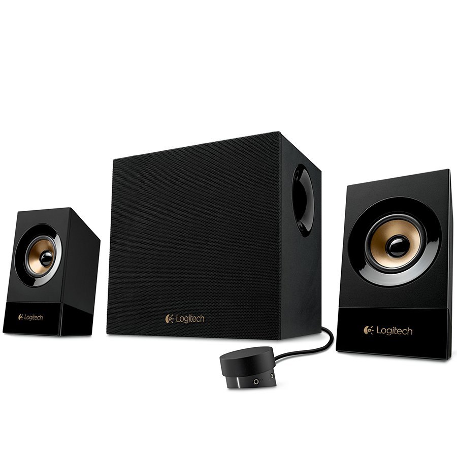 BOXE LOGITECH 2.1, RMS: 60W (2 x 15W, 30W), telecomanda cu fir, negre, "Z533"