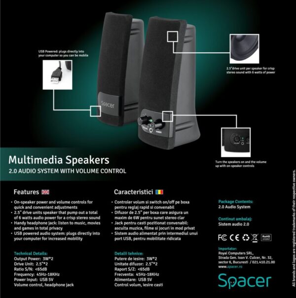 Audio Hi-Fi Spacer SPB-216 păreri