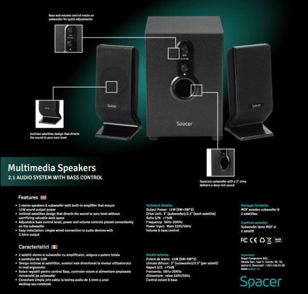 Audio Hi-Fi Spacer SPB-2200 păreri