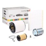 Set Filtre Auto Purflux KIT9 pentru Polo, Ibiza, Fabia, A1, Rapid