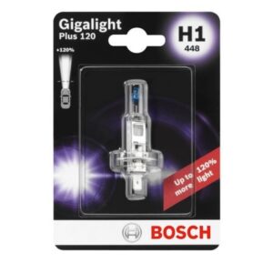 Bec cu halogen Bosch H1 12V 55W, P14,5S Gigalight Plus 120% 1 987 301 108