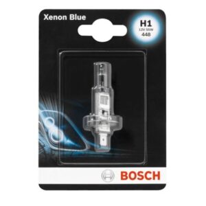 Bec cu halogen Bosch H1 12V 55W, P14,5S Xenon Blue 1 987 301 011