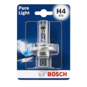 Bec cu halogen Bosch H4 12V 60 55W, P43T Pure Light 1 987 301 001