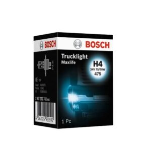 Bec cu halogen Bosch H4 24V 75 70W P43t Trucklight Maxlife 1 987 302 742
