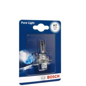 Bec cu halogen Bosch H7 12V 55W, PX26D Pure Light 1 987 301 012