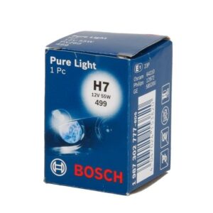 Bec cu halogen Bosch H7 12V 55W, PX26D Pure Light 1 987 302 777
