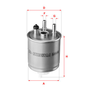 Filtru combustibil SOFIMA S4114NR