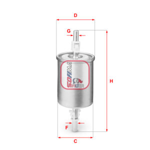Filtru combustibil SOFIMA S1515B