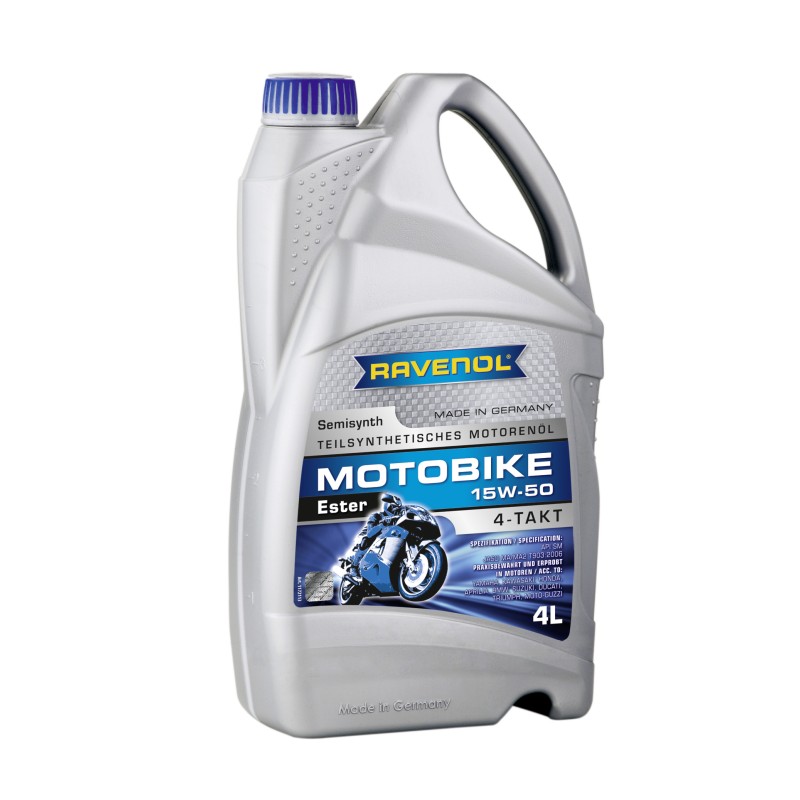 Ulei motor Ravenol 4T MOTOBIKE Ester 15W-50 4L