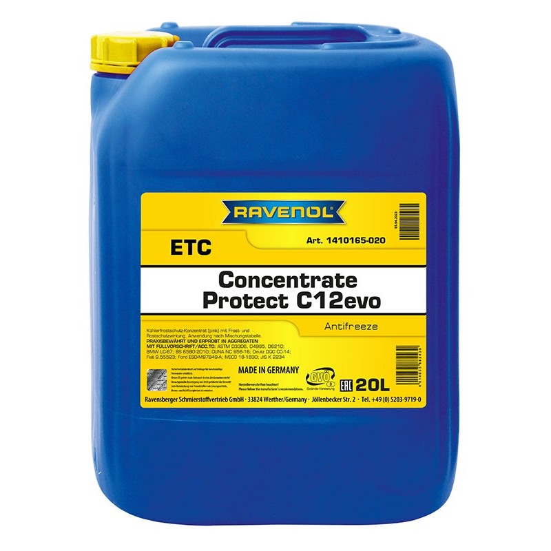 Antigel Ravenol ANTIGEL ETC CONCENTRATE PROTECT C12EVO 20L