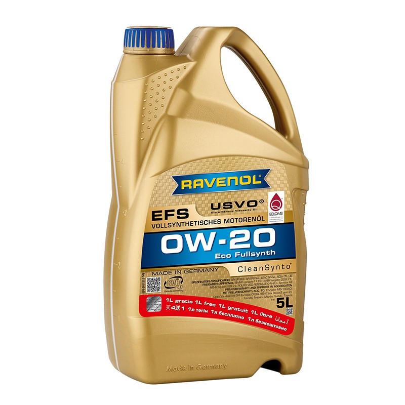 Ravenol EFS 0W-20 5L PROMO 4+1