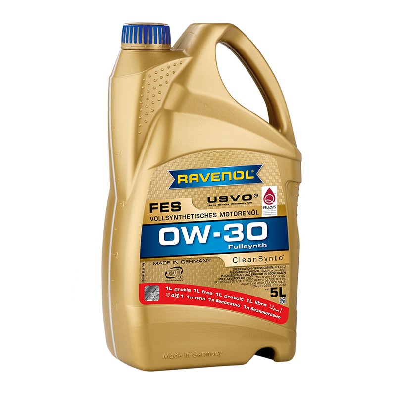 Ravenol FES SAE 0W-30 5L USVO PROMO 4+1
