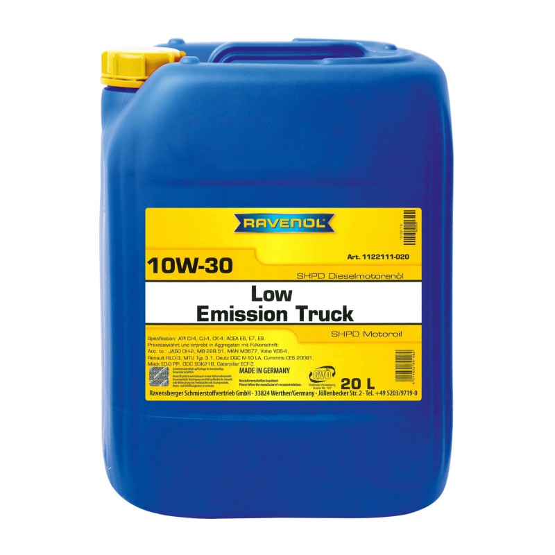 Ulei motor Ravenol Low Emission Truck 10W-30 20L