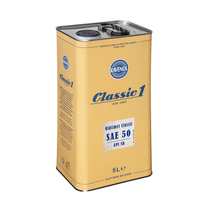 Ulei motor Ravenol Oldtimer Classic SAE50 API SB 5L