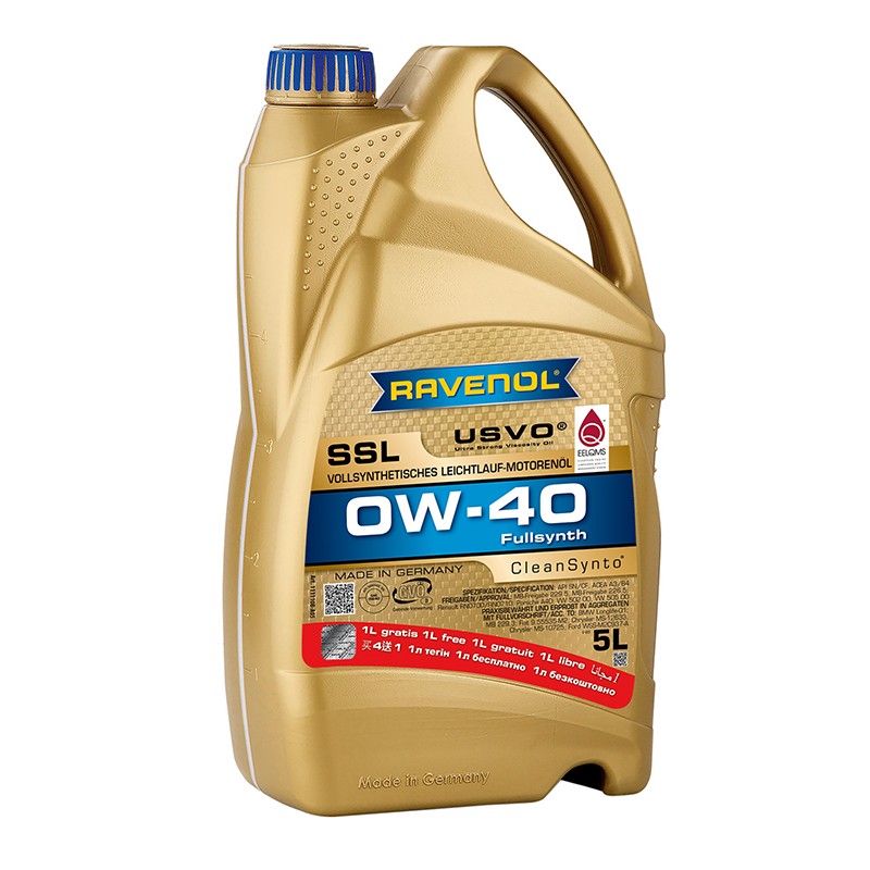 Ravenol SSL 0W-40 5L USVO PROMO 4+1