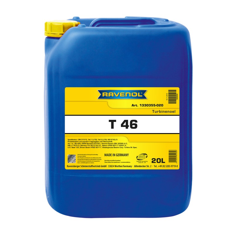 Ulei industrial Ravenol TURBINEOEL T46 20L