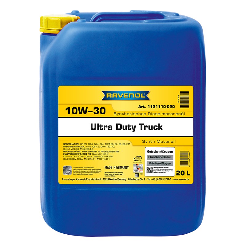 Ulei motor Ravenol UDT 10W-30 20L