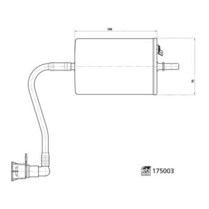 Filtru combustibil FEBI FE175003