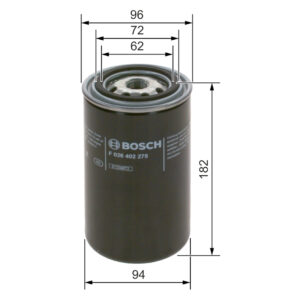 Filtru combustibil BOSCH F 026 402 275