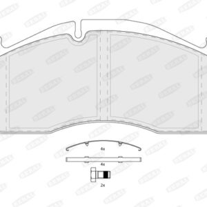 Plăcuțe de frână BERAL BCV29125TK
