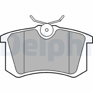 Plăcuțe de frână DELPHI LP2255