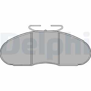 Plăcuțe de frână DELPHI LP0828