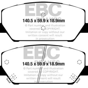 Plăcuțe de frână EBC POLSKA DP42343R