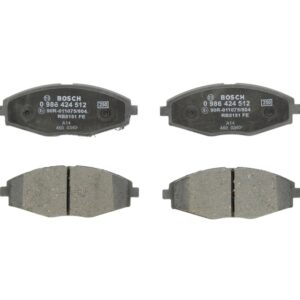 Plăcuțe de frână BOSCH 0 986 424 512