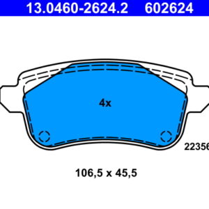 Plăcuțe de frână ATE 13.0460-2624.2