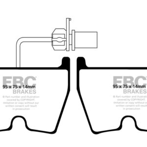 Plăcuțe de frână EBC POLSKA DP81513RP1