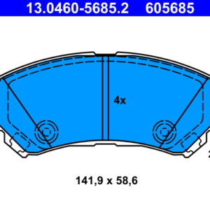 Plăcuțe de frână ATE 13.0460-5685.2
