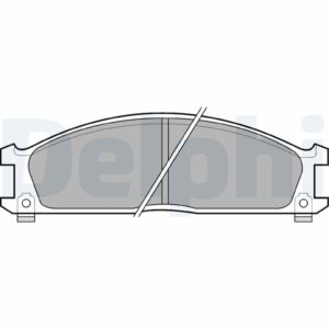 Plăcuțe de frână DELPHI LP0543