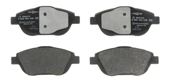 Plăcuțe de frână BOSCH 0 986 494 438 păreri
