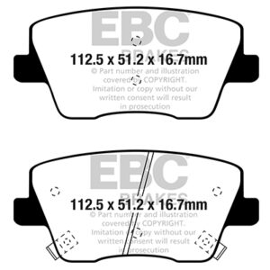 Plăcuțe de frână EBC POLSKA DP42344R
