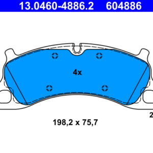 Plăcuțe de frână ATE 13.0460-4886.2
