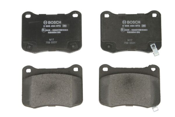 Plăcuțe de frână BOSCH 0 986 494 872 păreri