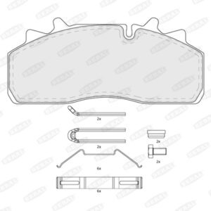 Plăcuțe de frână BERAL BCV29159TK