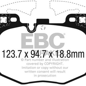 Plăcuțe de frână EBC POLSKA DP22302
