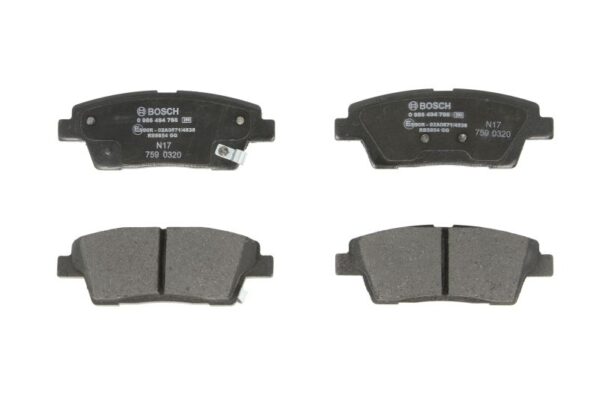 Plăcuțe de frână BOSCH 0 986 494 766 păreri