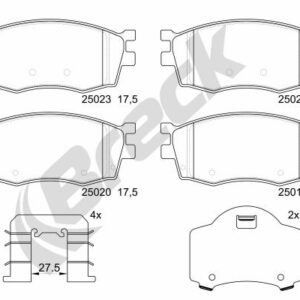 Plăcuțe de frână BRECK 25019 00 702 00 păreri