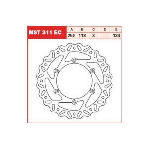 Disc frână TRW MOTO MST311EC