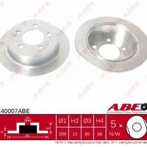 Disc frână ABE C40007ABE